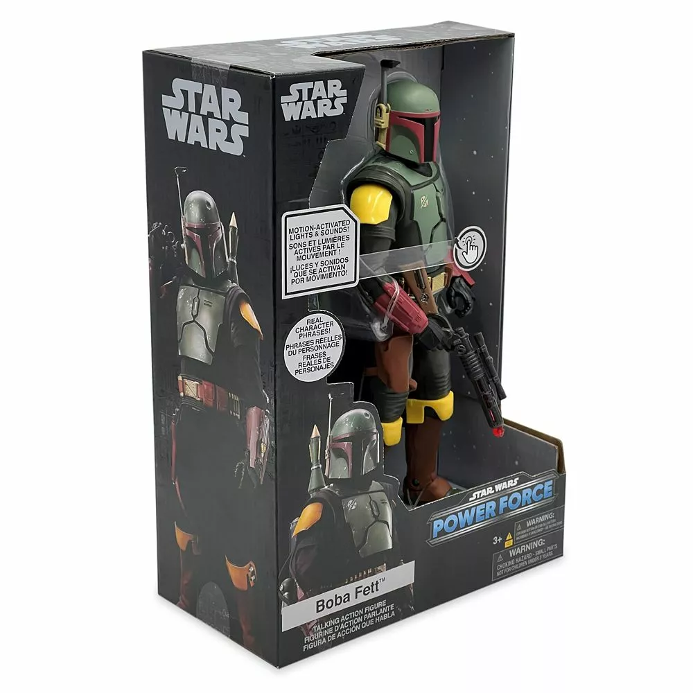 Boba Fett Talking Action Figure – Star Wars Power Force – 10'' H 10 Boba Fett Talking Action Figure – Star Wars Power Force – 10'' H - Image 8