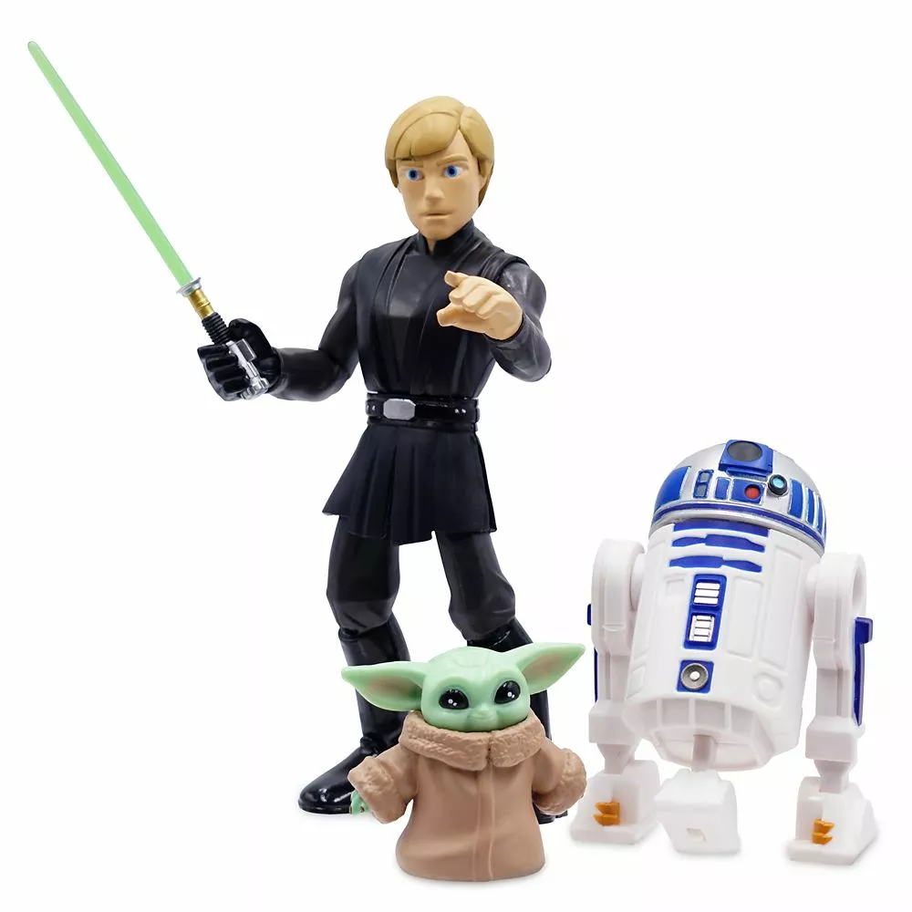 Luke Skywalker, R2-D2, And Grogu Action Figure Set – Star Wars Toybox 4 Luke Skywalker, R2-D2, And Grogu Action Figure Set – Star Wars Toybox - Image 2