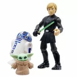 Luke Skywalker, R2-D2, And Grogu Action Figure Set – Star Wars Toybox