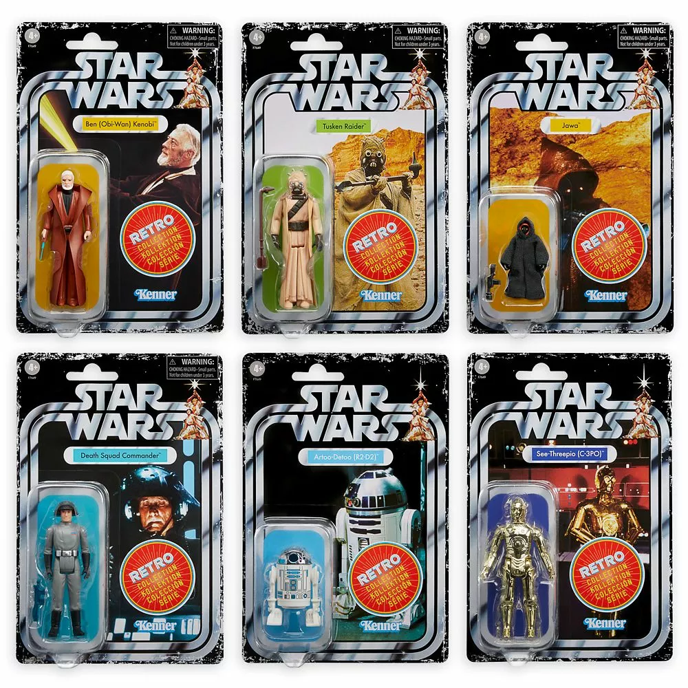 Star Wars Retro Collection Action Figure Set By Hasbro 3 Star Wars Retro Collection Action Figure Set By Hasbro