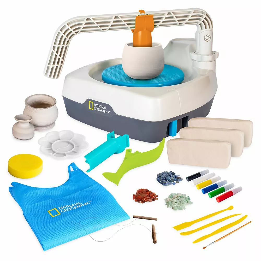 Pottery Wheel Craft Kit – National Geographic 3 Pottery Wheel Craft Kit – National Geographic
