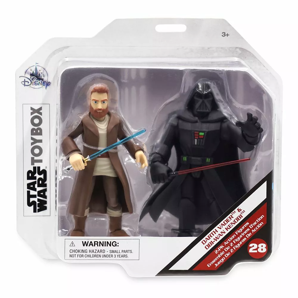 Darth Vader And Obi-Wan Kenobi Action Figure Set – Star Wars Toybox 5 Darth Vader And Obi-Wan Kenobi Action Figure Set – Star Wars Toybox - Image 4
