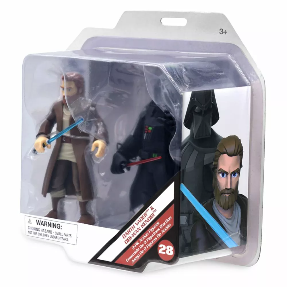 Darth Vader And Obi-Wan Kenobi Action Figure Set – Star Wars Toybox 8 Darth Vader And Obi-Wan Kenobi Action Figure Set – Star Wars Toybox - Image 7