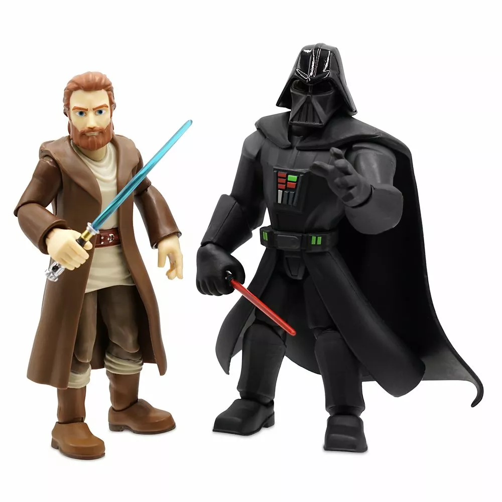 Darth Vader And Obi-Wan Kenobi Action Figure Set – Star Wars Toybox 2 Darth Vader And Obi-Wan Kenobi Action Figure Set – Star Wars Toybox