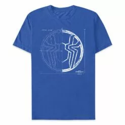 Spider-Man: No Way Home Spider Icon Blueprint T-Shirt For Adults