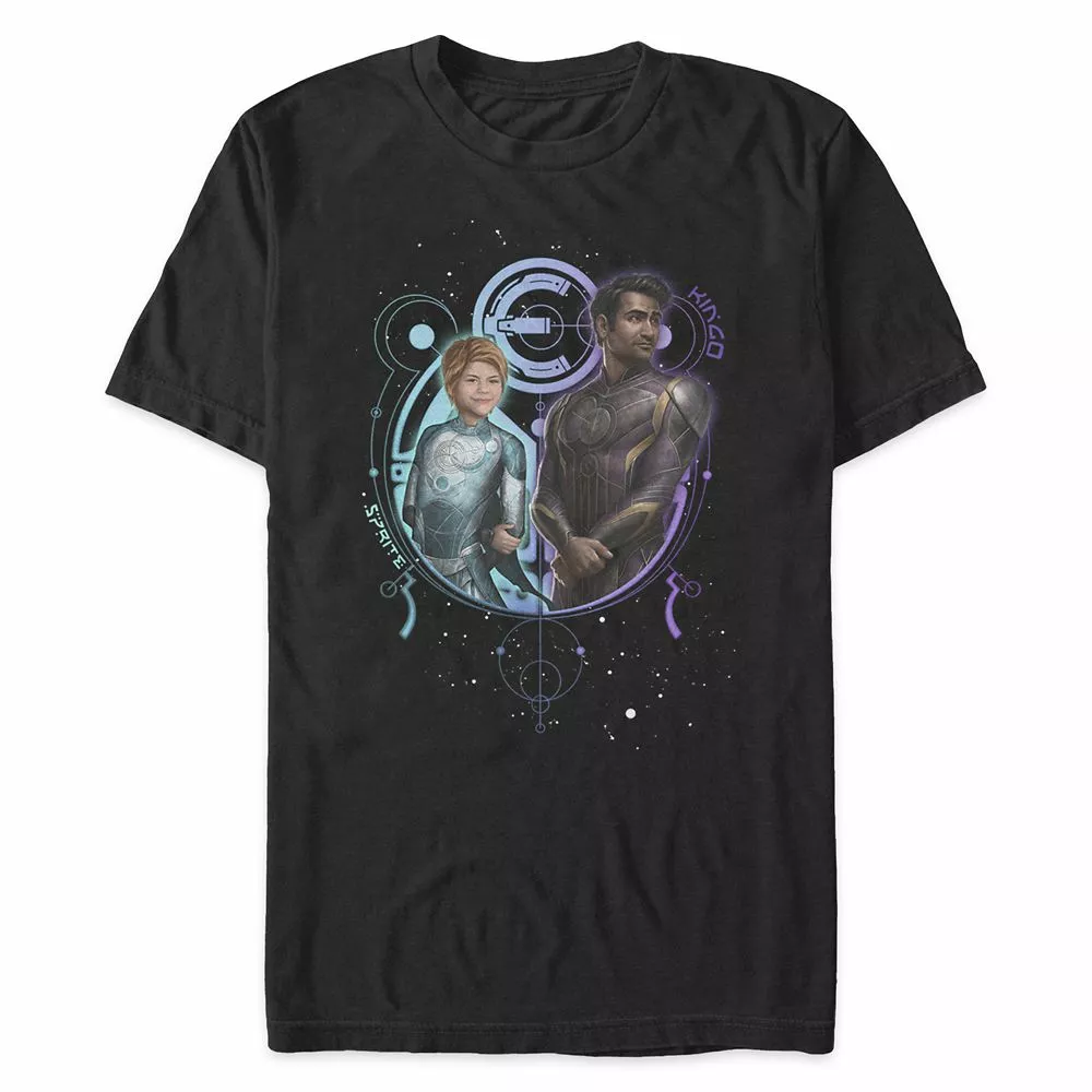 Sprite And Kingo T-Shirt For Adults – Eternals 3 Sprite And Kingo T-Shirt For Adults – Eternals