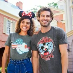 Mickey Mouse All American Festival Tour T-Shirt For Adults 6 Mickey Mouse All American Festival Tour T-Shirt For Adults -National Geographic Shop 6720107063643 1