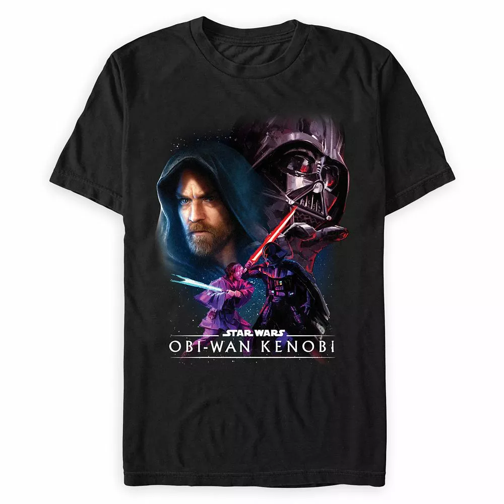 Obi-Wan Kenobi And Darth Vader T-Shirt For Adults – Star Wars: Obi-Wan Kenobi 3 Obi-Wan Kenobi And Darth Vader T-Shirt For Adults – Star Wars: Obi-Wan Kenobi