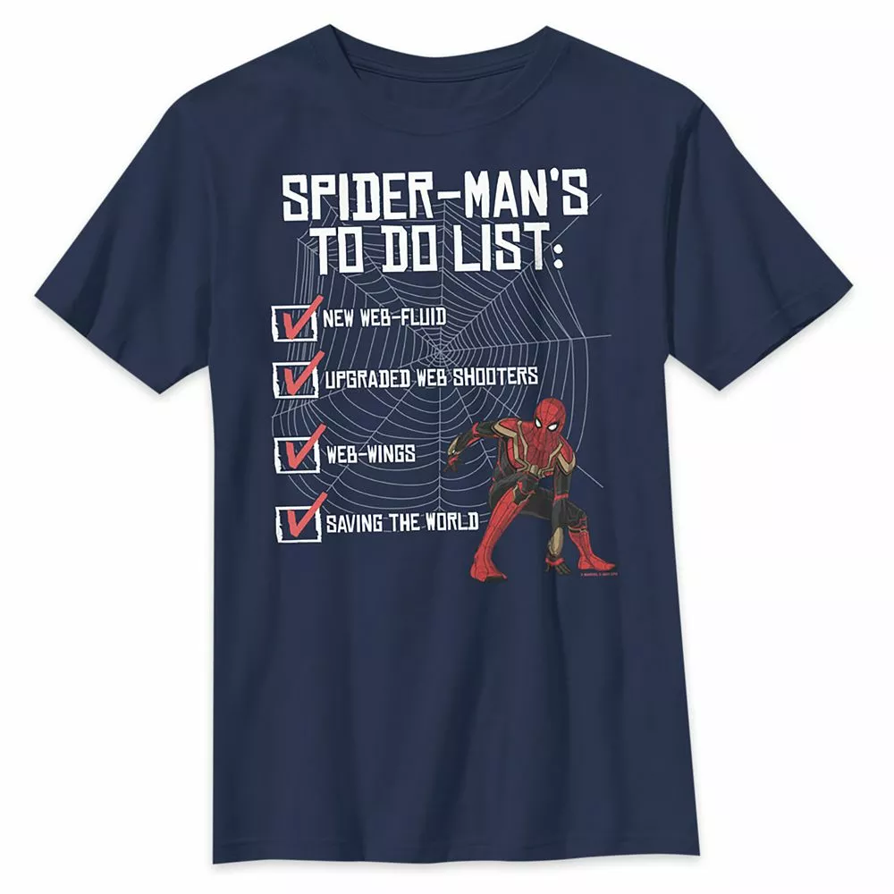 Spider-Man ''To Do List'' T-Shirt For Kids 3 Spider-Man ''To Do List'' T-Shirt For Kids