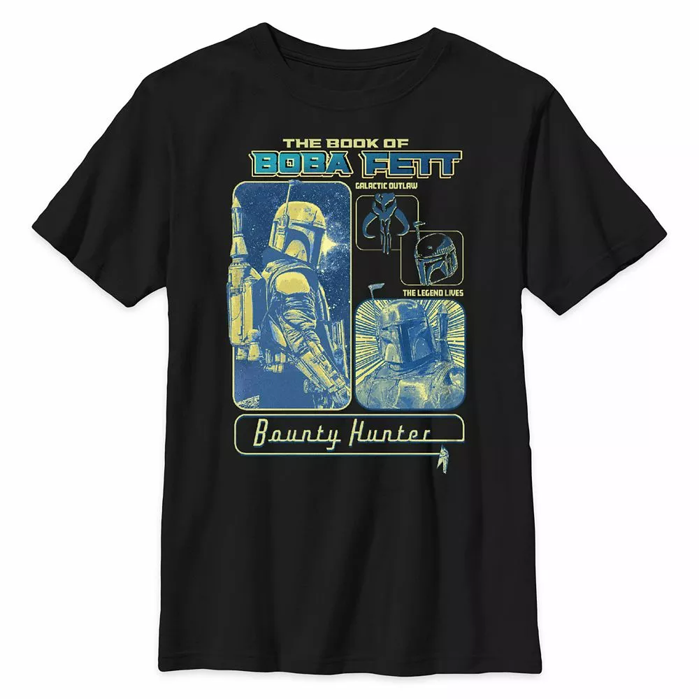 Star Wars: The Book Of Boba Fett ''Galactic Outlaw'' T-Shirt For Kids 3 Star Wars: The Book Of Boba Fett ''Galactic Outlaw'' T-Shirt For Kids