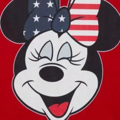 Minnie Mouse Americana Bow T-Shirt For Girls -National Geographic Shop 6724107063647 2