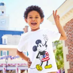 Mickey Mouse Americana Peace T-Shirt For Kids 6 Mickey Mouse Americana Peace T-Shirt For Kids -National Geographic Shop 6724107063648 1