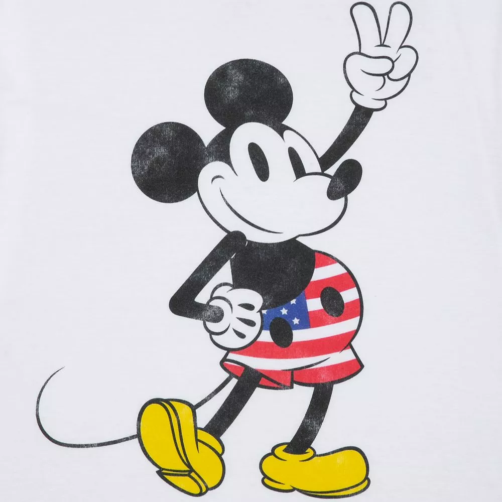 Mickey Mouse Americana Peace T-Shirt For Kids 5 Mickey Mouse Americana Peace T-Shirt For Kids - Image 3