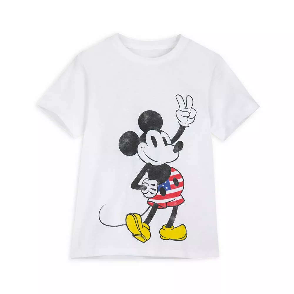 Mickey Mouse Americana Peace T-Shirt For Kids 3 Mickey Mouse Americana Peace T-Shirt For Kids