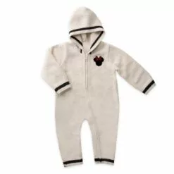 Minnie Mouse Hooded Romper For Baby By Barefoot Dreams