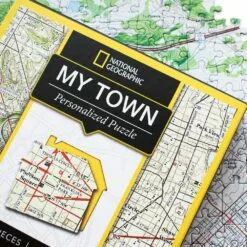National Geographic My Town Personalized Puzzle – Map Scale: 1:26,000 9 National Geographic My Town Personalized Puzzle – Map Scale: 1:26,000 -National Geographic Shop 6805106023769 3