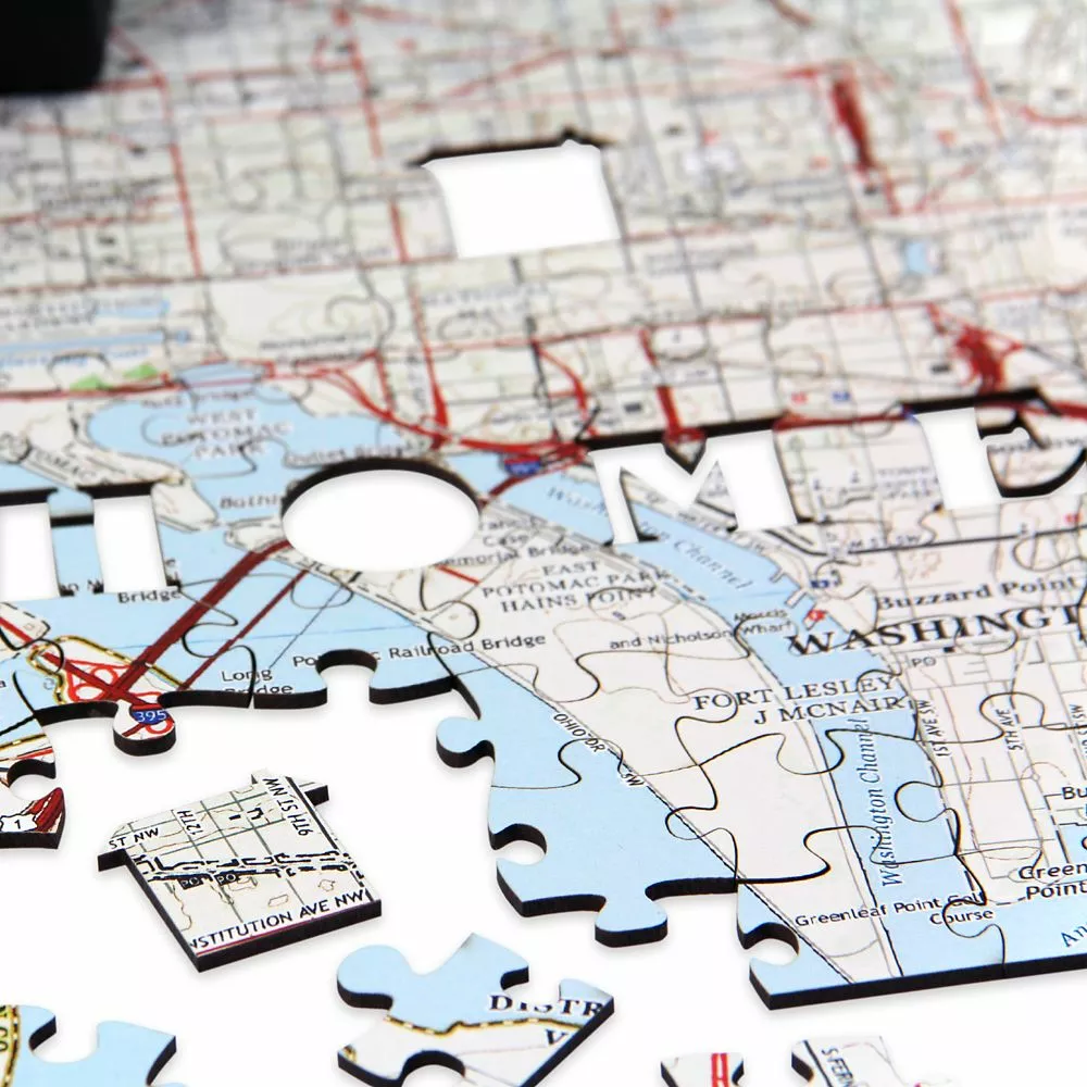 National Geographic My Town Personalized Wooden Puzzle – Map Scale: 1:26,000 5 National Geographic My Town Personalized Wooden Puzzle – Map Scale: 1:26,000 - Image 3