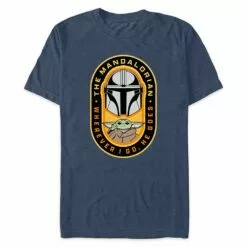 Star Wars: The Mandalorian ''Wherever I Go, He Goes'' T-Shirt For Adults