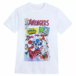 Mickey Mouse And Friends – Avengers Comic T-Shirt For Adults – Disney100