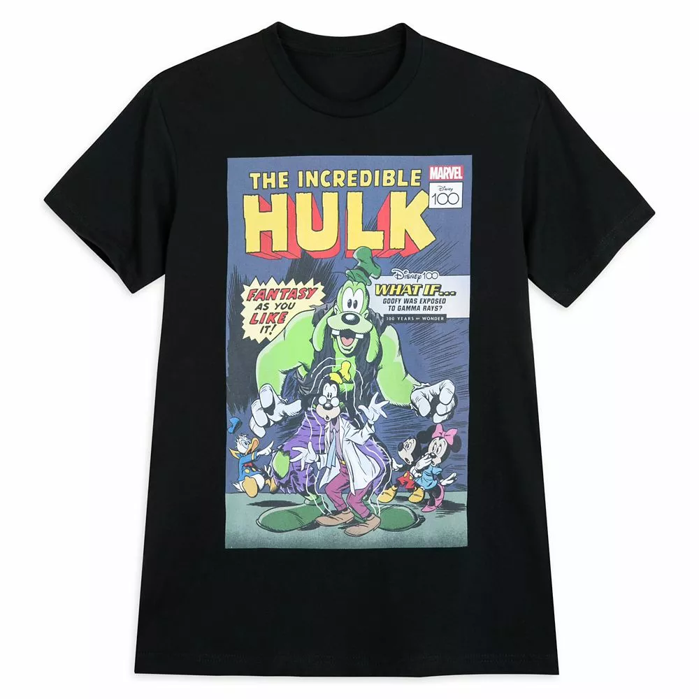 Mickey Mouse And Friends – The Incredible Hulk Comic T-Shirt For Adults – Disney100 3 Mickey Mouse And Friends – The Incredible Hulk Comic T-Shirt For Adults – Disney100