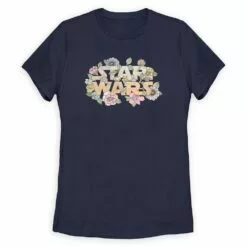 Star Wars Logo Floral T-Shirt For Women