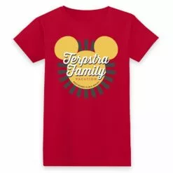 Women's Walt Disney World Mickey Mouse Sunburst Family Vacation T-Shirt – Customized -National Geographic Shop 7405055825947 2