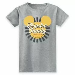 Women's Walt Disney World Mickey Mouse Sunburst Family Vacation T-Shirt – Customized